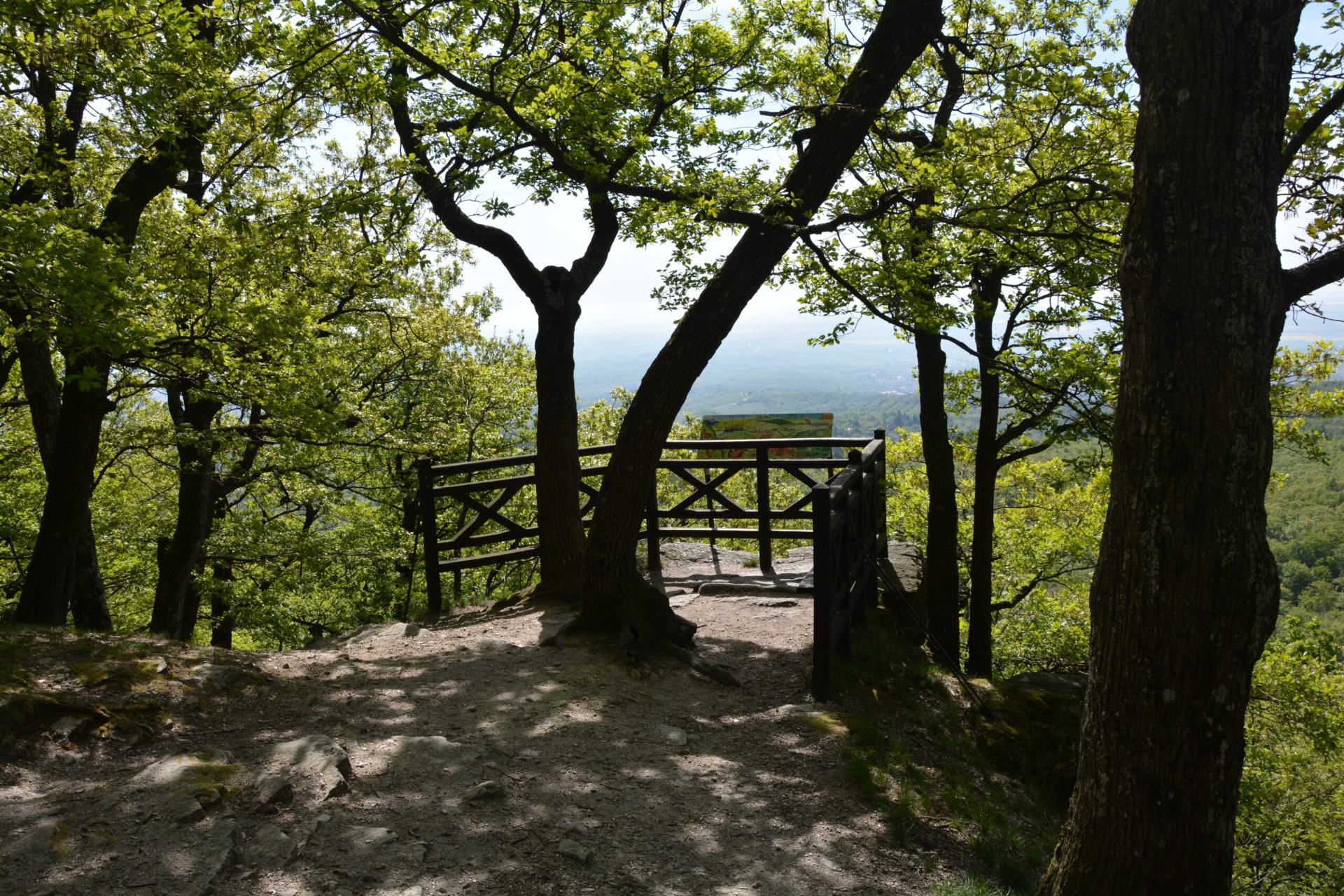 Vrchol Zámčiska s výhľadmi na Modru a okolie